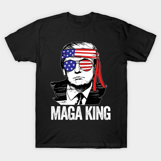 Anti Joe Biden Ultra Maga The Return Of The Great Maga King T-Shirt by nikolay